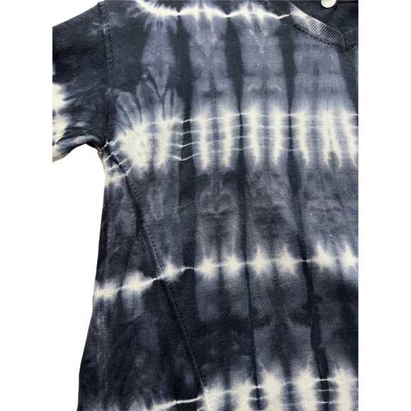 Womens Margaret O’Leary Sweater Blue Vneck - Picture 4 of 10